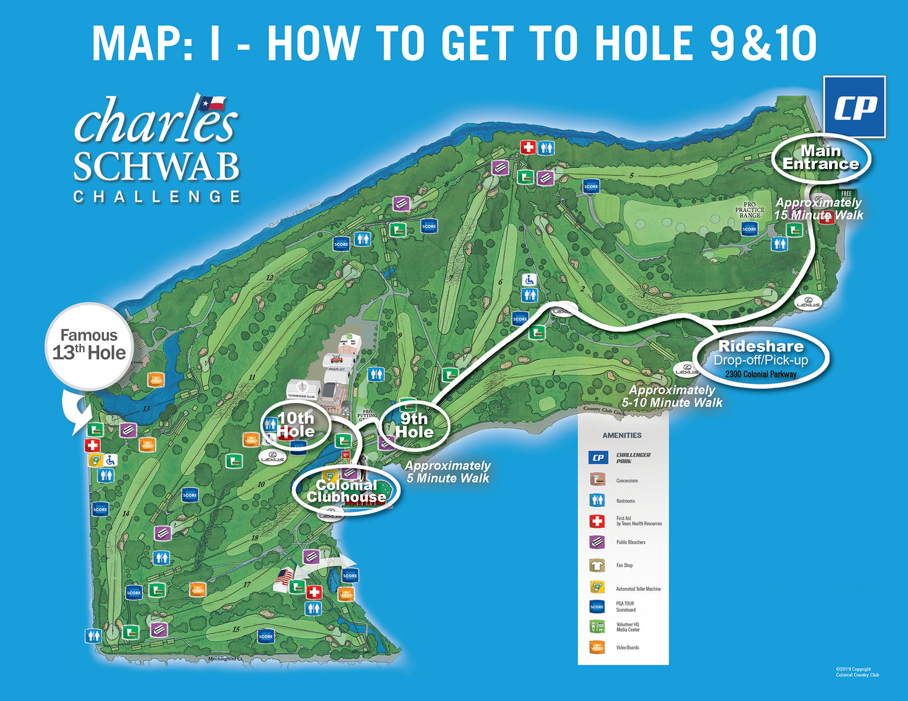 Course Maps Charles Schwab Challenge